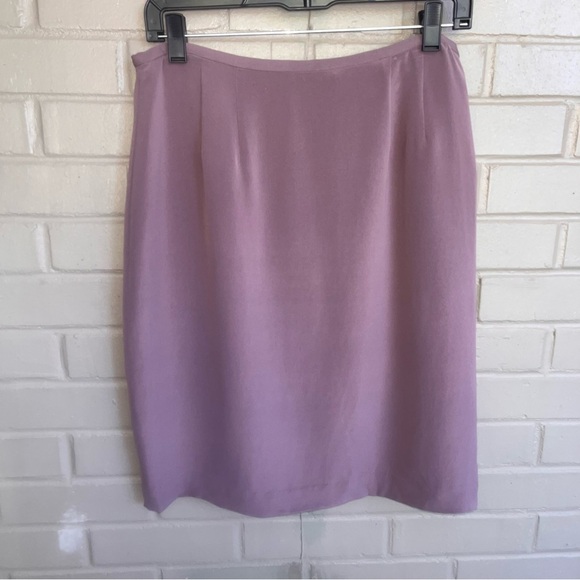 Amanda Smith 100% Silk 5 Piece Set Wide Leg Pants, Skirt, Cami, Tank, Blazer - Picture 12 of 16